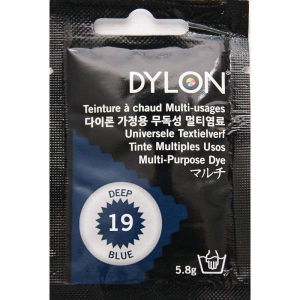 DYLON マルチ (衣類・繊維用染料) 5g col.19 ディープブルー 日本正規品
