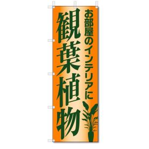 のぼり旗　観葉植物 (W600×H1800)フラワー・花屋さん｜jcshop-nobori