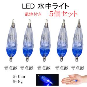 集魚灯 LED 水中ランプ 2個セット 水中ライト 高輝度 カラフル 夜釣り