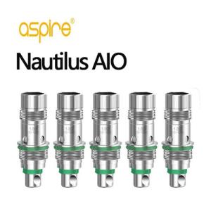 Aspire Nautilus AIO コイル  5個入り 1.8Ω アスパイア ノーチラス エーアイオー 電子タバコ｜jct-vape