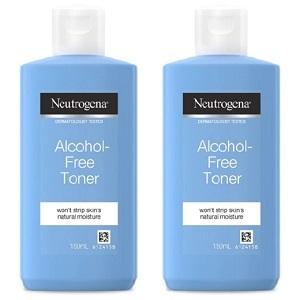 (２本セット)Neutrogena Alcohol Free Toner アルコールフリートナー 8.5液量オンス  150 ml x 2