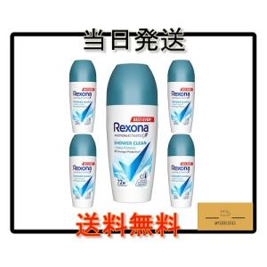 (5本セット)Rexona レクソナ 女性用 制汗 デオドラント ロールオン SHOWER CLEA...