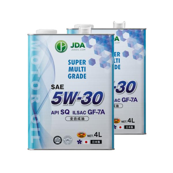 JDA エンジンオイル スーパーマルチグレードエンジンオイル 5W-30 SQ/GF-7 4L×2 ...