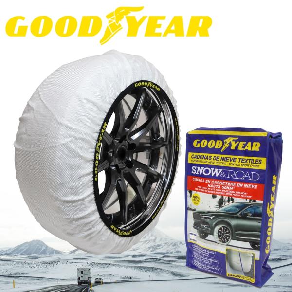 GOODYEAR スノーソックス スーパータイプ XXLサイズ 2枚入り 16インチ 245/70R...