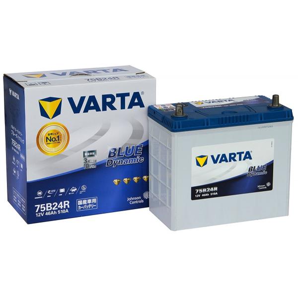 VARTA 75B24R BLUE DYNAMIC 国産車用バッテリー