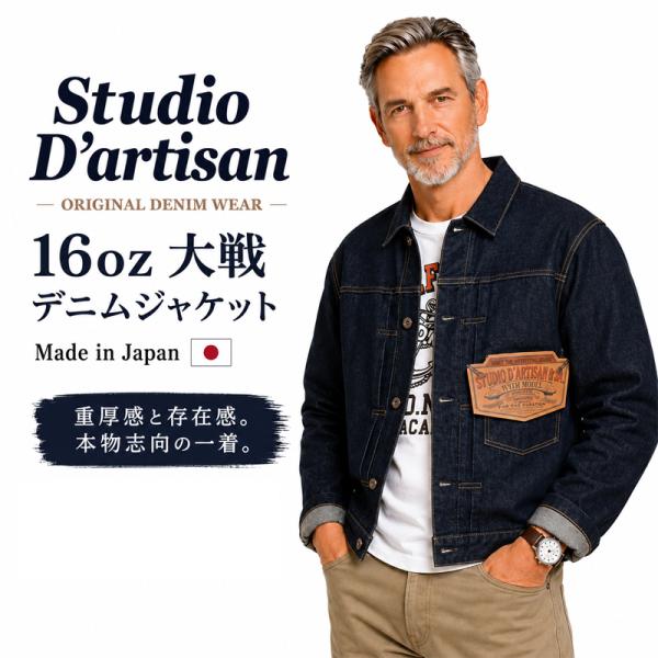 STUDIO DARTISAN ステュディオダルチザン 16oz 大戦モデル 1stタイプ ファース...