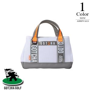 ガッチャゴルフ ゴルフ メッシュラウンドポーチ 262gg8501 白 GOTCHA GOLF P6倍 ガッチャゴルフ ゴルフ 保冷スポンジメッシュ