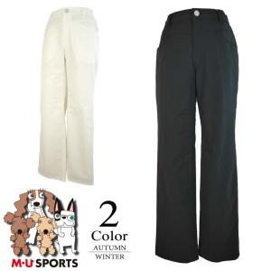エムユースポーツ(M・U SPORTS) ゴルフ クロップパンツ WHT42 M・U SPORTS MUスポーツ M.U SPORTS ゴルフウェア ロングパンツ（40/42