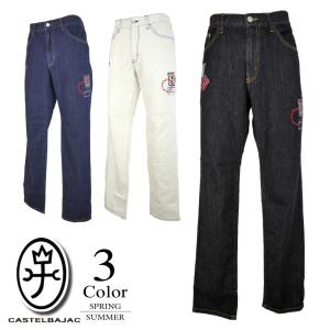 カステルバジャック CASTEL BAJAC デニムパンツ（46/48/52寸：メンズ） 春夏 55％OFF/SALE 7212140117｜jeans-suehiro