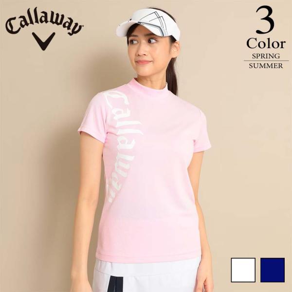 メール便・ゆうパケット キャロウェイ Callaway ゴルフ 半袖モックネックシャツ （S/M/L...