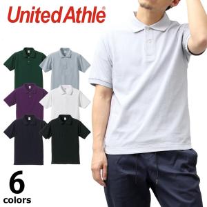 ポロシャツ 半袖 ドライカノコポロ 鹿の子 消臭 5.3オンス ユナイテッドアスレ United Athle｜jeans-suehiro