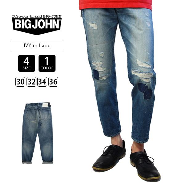 BIG JOHN ビッグジョン メンズ ボトムス デニム DENIM LABO  テーパード ボタン...