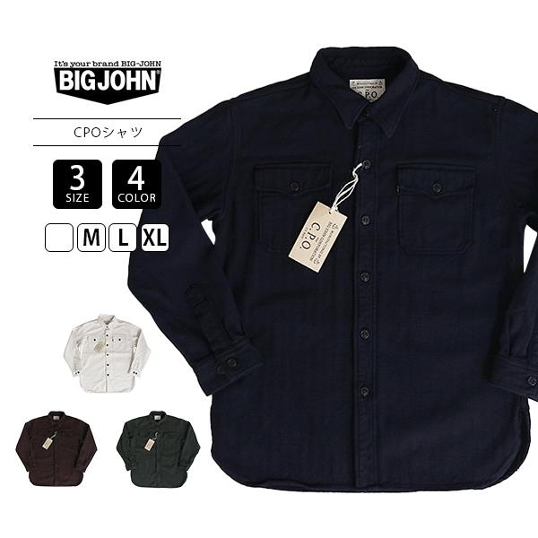 BIG JOHN ビッグジョン メンズ トップス シャツ 長袖  US NAVY CPO 1940 ...