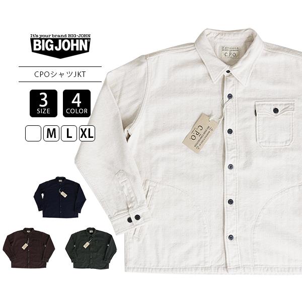 BIG JOHN ビッグジョン メンズ トップス シャツジャケット ボックス 長袖  US NAVY...