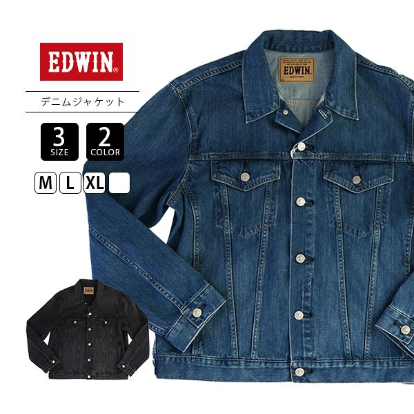 EDWIN デニムジャケット エドウィン Gジャン DENIM JACKET 定番 ベーシック ET...