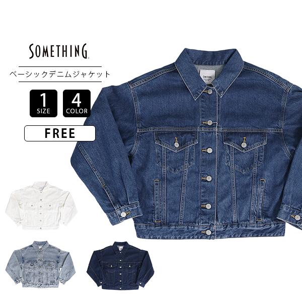 Something サムシング レディース トップス ライトアウター デニムジャケット Gジャン シ...