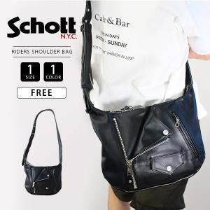 Schott バッグ ショット バッグ ライダース ショルダーバッグ カバン 鞄 かばん RIDERS SHOULDER BAG 3109063｜jeans-yamato