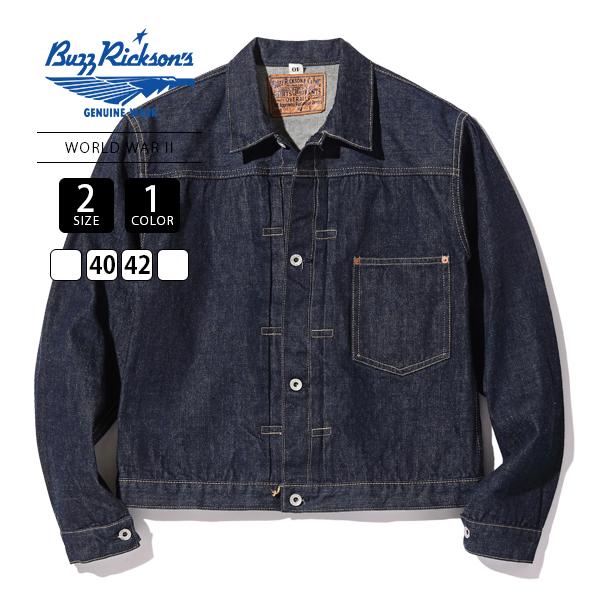 BUZZ RICKSON&apos;S バズリクソンズ メンズ ライトアウター Gジャン デニムジャケット W...