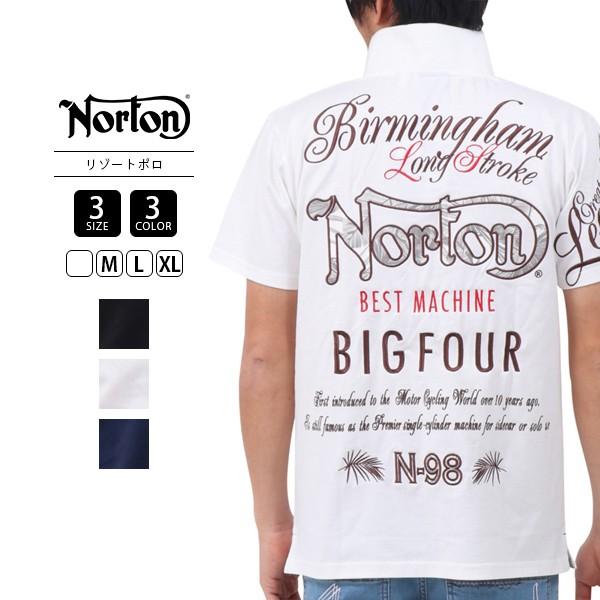Norton ファッション 服 ノートン ポロシャツ アームインパクト バイク ファッション バイク...