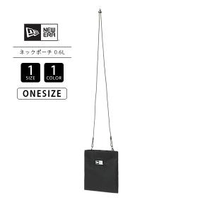 NEW ERA ニューエラ ファッション 小物 バッグ フラット ネックポーチ 0.6L スマホも入る 小さめポーチ ボックスロゴ 斜め掛け 旅行 イベント 13552471 0801