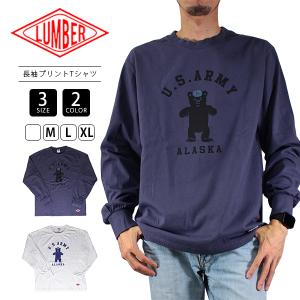 LUMBER ロンT ランバー ロンT カジュアル Tシャツ 長袖 ユース 232430 父の日 プレゼント｜jeans-yamato