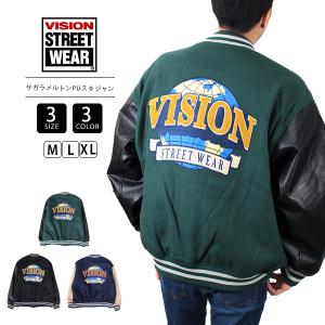 VISION ジャケット VISION STREET WEAR ヴィジョン アウター スタジャン チームジャケット ロゴ 2905001 1209 父の日 プレゼント｜jeans-yamato