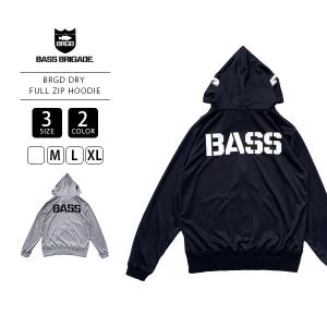 バスブリゲード パーカー BASS BRIGADE パーカー BRGD DRY FULL ZIP HOODIE BBSZ03｜jeans-yamato