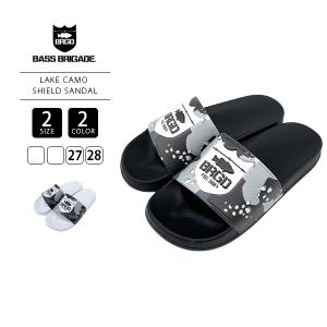 バスブリゲード サンダル BASS BRIGADE サンダル バスブリ LAKE CAMO SHIELD SANDAL SLSD03 父の日 プレゼント｜jeans-yamato