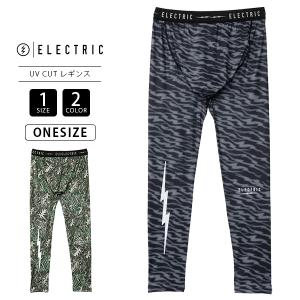ELECTRIC エレクトリック UV CUT LEGGINS 紫外線対策 日焼け防止 レギンス インナー 肌着 柄レギンス メンズレギンス ゆったり穿ける EA121