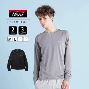 NANGA ナンガ メンズ ラッシュガード 日焼け対策 Tシャツ 長袖 ロンT UV対策 キャンプ 野外 フェス アウトドア NW2221-1G506