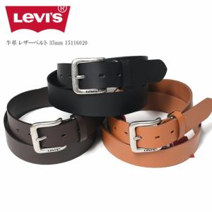 Levi's（リーバイス） LEVI'S レザーベルト 牛革 ボタン (15116091