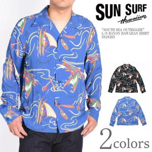 SUN SURF サンサーフ 長袖アロハシャツ “BLESSING GIFT FROM HAWAII” L