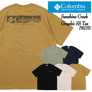 メール便発送 コロンビア Columbia アウトドア 半袖 TシャツPM2762 シャインクリークグラフィックショートスリーブティー 吸湿速乾 キャンプ 夏フェス