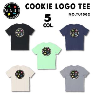 ネコポス発送 MAUI and Sons マウイアンドサンズ 半袖 Tシャツ TU1002 マウイ クッキー ロゴ プリント メンズ トップス 0001 0004 0018 0044 0076