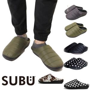 SUBU スブ サンダル 冬 起毛加工 4層構造 撥水 ダウン 防寒