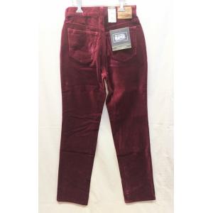 BRAPPERS：別珍パンツ：LME105B:エンジ色：W２８