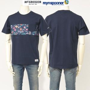 40％OFF McGREGOR マグレガー reynspooner 111722504  半袖 コラボTシャツ ポケット付き 　｜jeansneshi