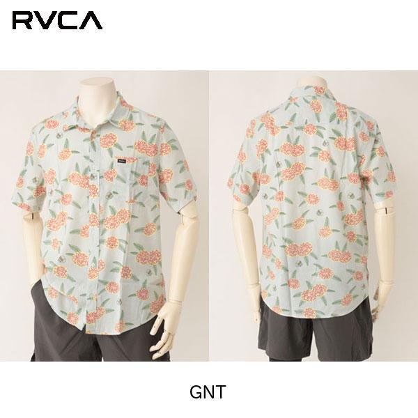 RVCA BB041-130 LUKE P FLORAL SS  ワンナップアロハシャツ  レーヨン...