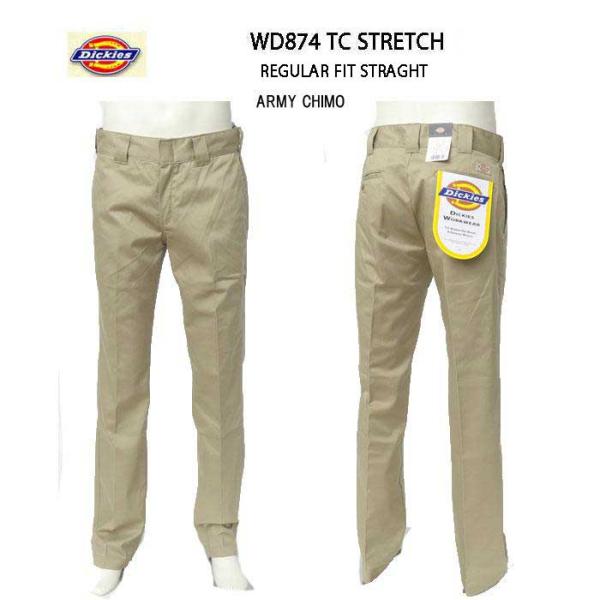 Dickies ディッキーズ 24874 ワークパンツ WD874 STRETCH REGULAR ...