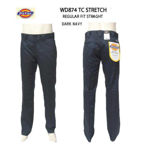 Dickies 24874 ワークパンツ WD874 STRETCH REGULAR STRAGHT...