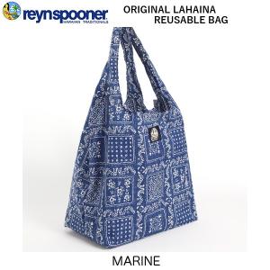 Reyn spooner（レインスプーナー）　ORIGINAL LAHAINA REUSABLE BAG /オリジナルラハエナ柄　　リューサブルバッグ　マイバック　サブバック　ハワイ｜jeansneshi