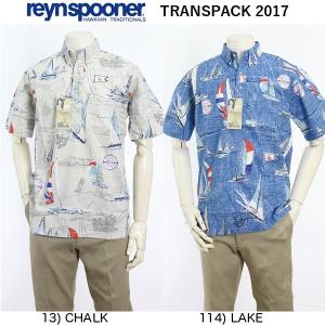 レインスプーナー（Reyn spooner）　半袖シャツ　　トランスパックレース2017　ハワイアンアイビーシャツ　コリア製0126-4610｜jeansneshi