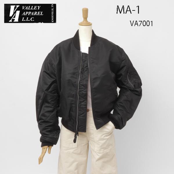 Valley apparel バレイアパレル レディース VA7001 MA-1 ショートナイロンジ...