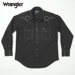 アメリカ直輸入[Wrangler ラングラー] ウエスタンシャツ 未洗い