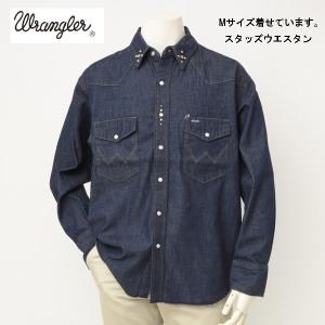 Wrangler ラングラー ストーンウォッシュ デニム・ウエスタンシャツ
