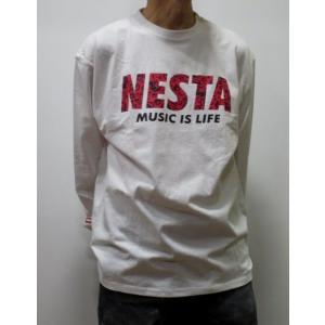 ネスタブランド NESTA BRAND 長袖Tシャツ ネスタロゴプリント ロンT 限定生産 SPS1318　Ｘ完売｜jeansrock