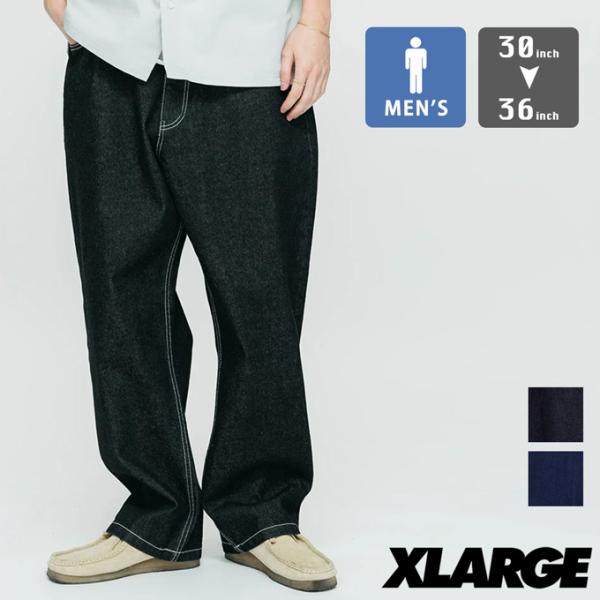 【 XLARGE エクストララージ 】 LA STITCH DENIM PANTS XLARGE ス...