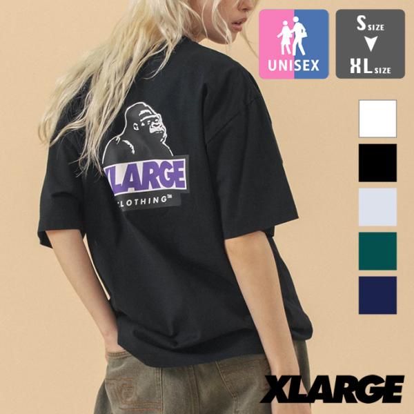 XLARGE エクストララージ SLANTED OG S/S TEE スランテッド OG ロゴ プリ...