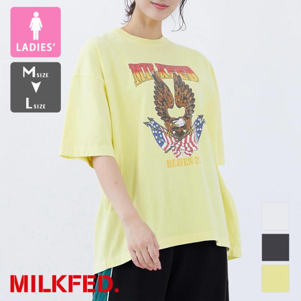 MILKFED. ミルクフェド EAGLE S/S TEE MILKFED. イーグル グラフィック...