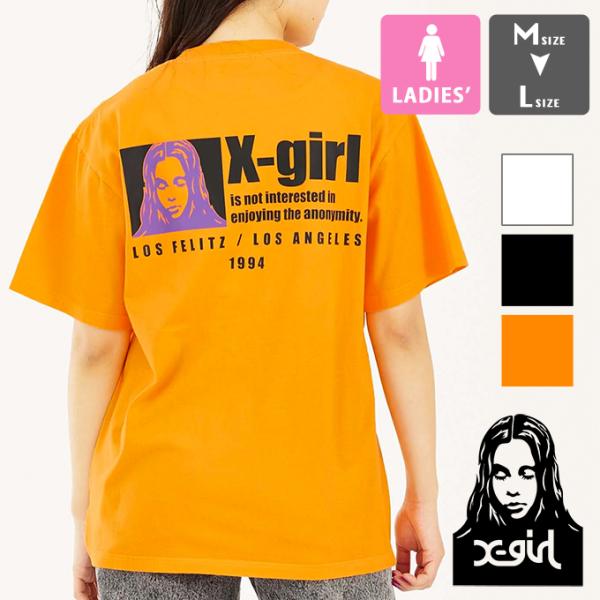 X-girl エックスガール ANONYMITY S/S TEE X-girl アノニミティ プリン...